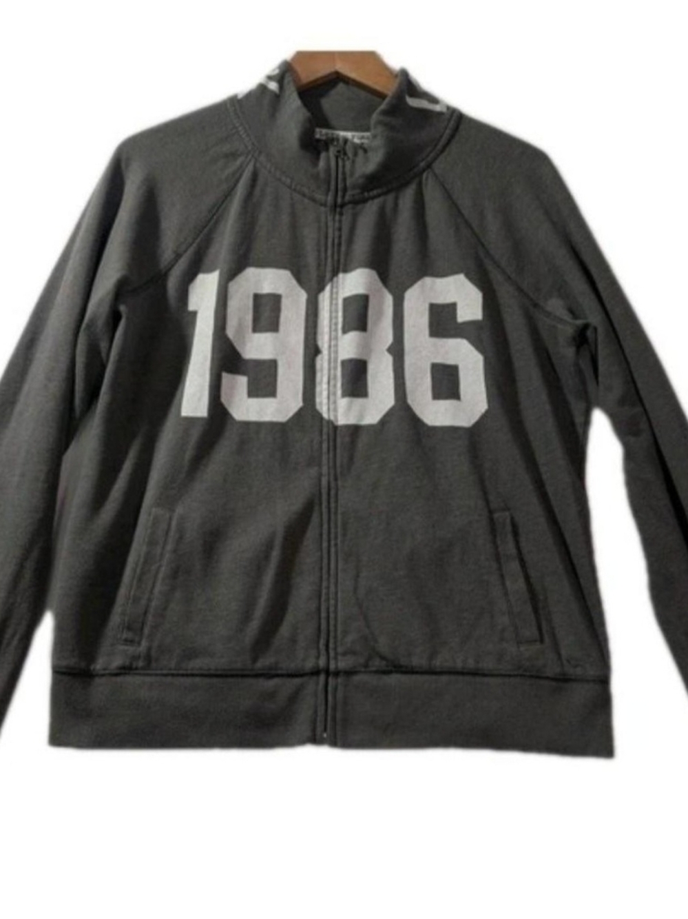 PINK Victoria's Secret Gray Fleece Jacket